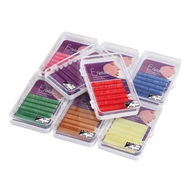 Pestañas de Colores