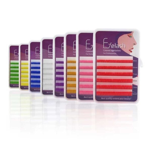 Pestañas de Colores